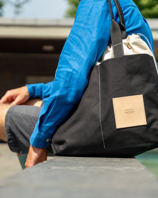 MERKATUA | linen / black // sample
